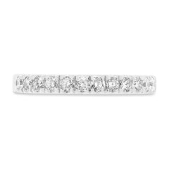 0.45ct 18k White Gold Diamond Lady's Band Size 6.5