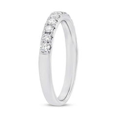 0.45ct 18k White Gold Diamond Lady's Band Size 6.5