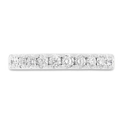 0.62ct 18k White Gold Diamond Lady's Band Size 6.5