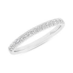 0.27ct 18k White Gold Diamond Lady's Band