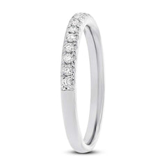 0.27ct 18k White Gold Diamond Lady's Band