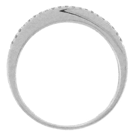 0.60ct 14k White Gold Diamond Lady's Band Size 6.5