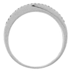 0.60ct 14k White Gold Diamond Lady's Band Size 6.5
