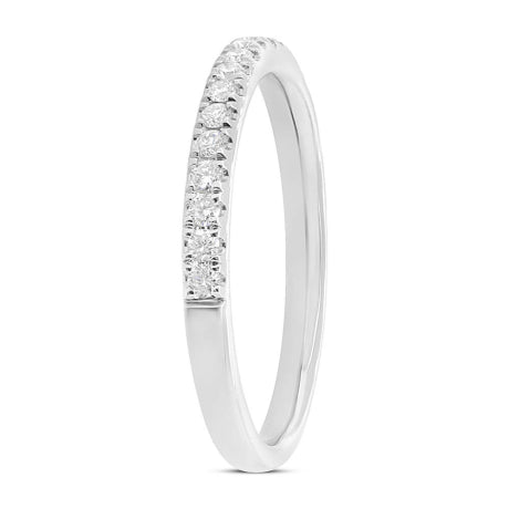 0.20ct 18k White Gold Diamond Lady's Band