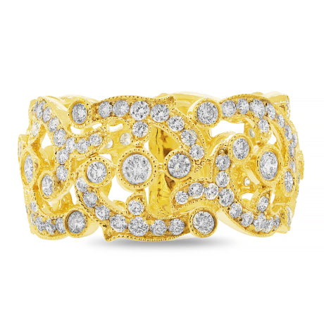 2.16ct 14k Yellow Gold Diamond Lady's Ring