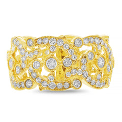 2.16ct 14k Yellow Gold Diamond Lady's Ring
