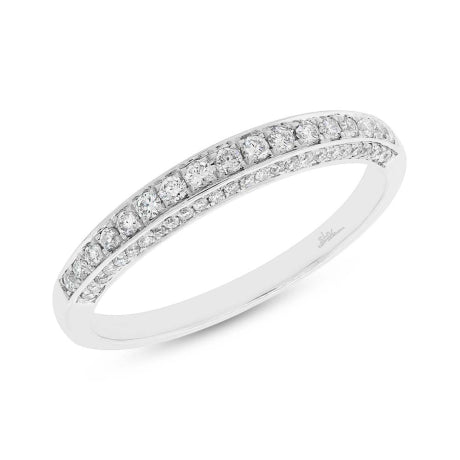 0.32ct 14k White Gold Diamond Lady's Band