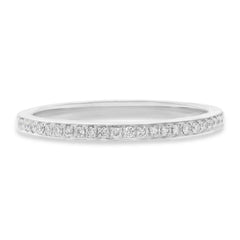 0.14ct 14k White Gold Diamond Lady's Band