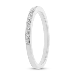 0.14ct 14k White Gold Diamond Lady's Band