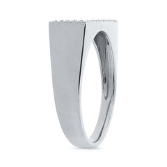 0.27ct 14k White Gold Diamond Pave Lady's Ring