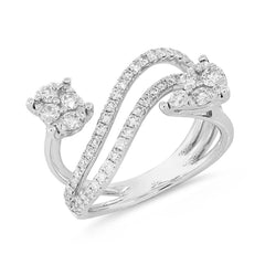 1.05ct 18k White Gold Diamond Lady's Ring