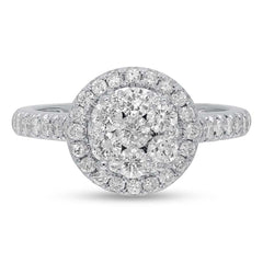 1.06ct 14k White Gold Diamond Engagement Ring