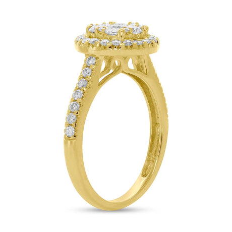 1.06ct 14k Yellow Gold Diamond Engagement Ring