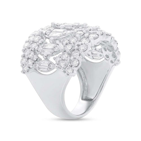 2.59ct 14k White Gold Diamond Lady's Ring