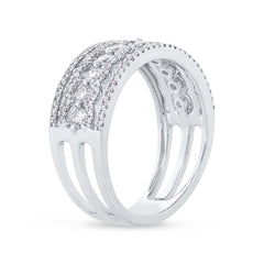 0.86ct 14k White Gold Diamond Lady's Ring