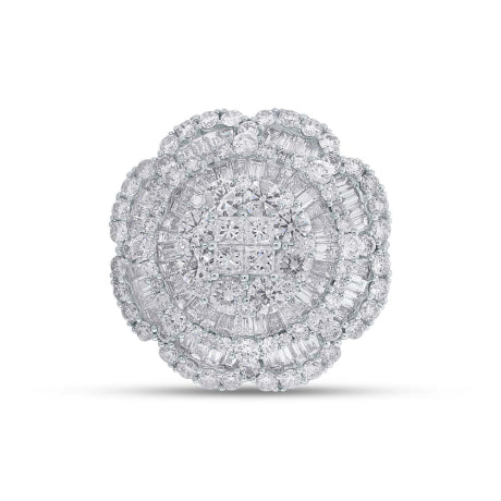 4.43ct 18k White Gold Diamond Lady's Ring