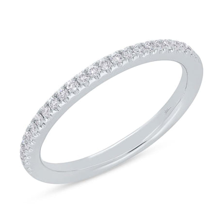 0.19ct 18k White Gold Diamond Lady's Band