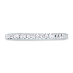 0.19ct 18k White Gold Diamond Lady's Band