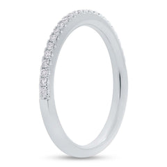 0.19ct 18k White Gold Diamond Lady's Band