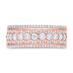 0.86ct 14k Rose Gold Diamond Lady's Ring
