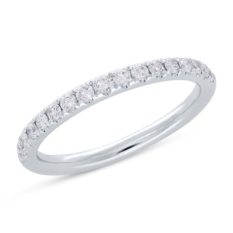 0.46ct 18k White Gold Diamond Lady's Band