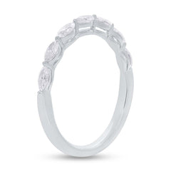 0.62ct 18k White Gold Diamond Lady's Marquise Band