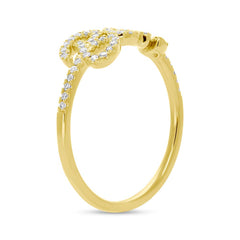0.14ct 14k Yellow Gold "Ben" Lady's Ring Size 5.5