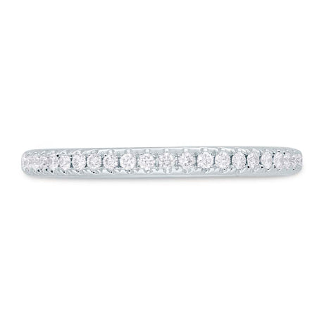 0.19t 18k White Gold Diamond Lady's Band