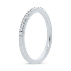 0.19t 18k White Gold Diamond Lady's Band