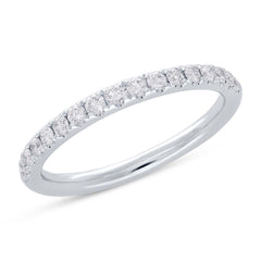 0.37ct 18k White Gold Diamond Lady's Band