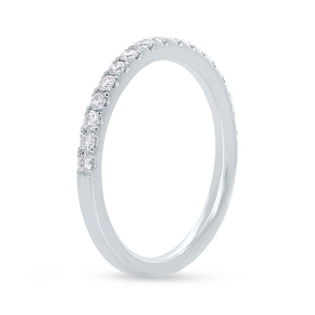 0.37ct 18k White Gold Diamond Lady's Band