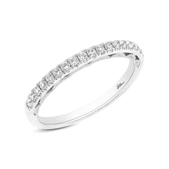 0.25ct 14k White Gold Diamond Lady's Band