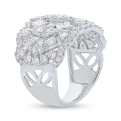 2.61ct 14k White Gold Diamond Lady's Ring
