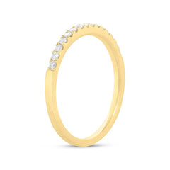 0.18ct 14k Yellow Gold Diamond Lady's Band