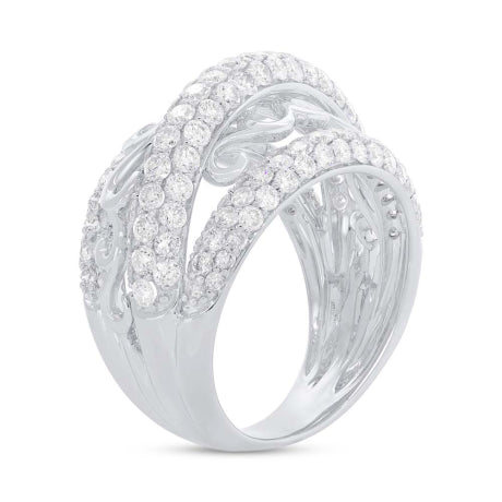 2.99ct 18k White Gold Diamond Lady's Ring