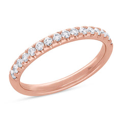 0.55ct 14k Rose Gold Diamond Lady's Band