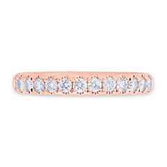 0.55ct 14k Rose Gold Diamond Lady's Band