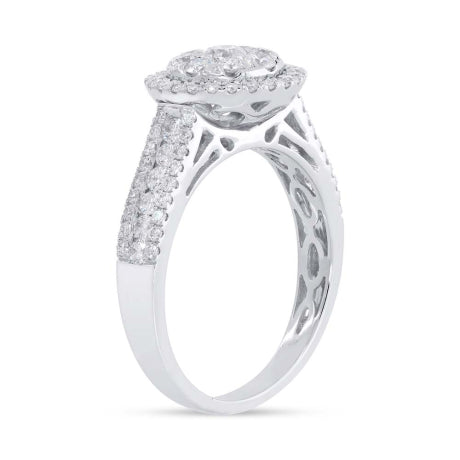1.01ct 14k White Gold Diamond Engagement Ring