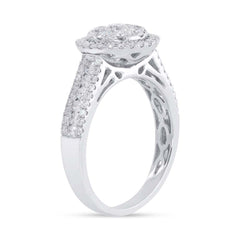 1.01ct 14k White Gold Diamond Engagement Ring