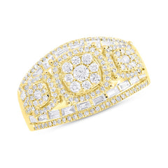0.92ct 14k Yellow Gold Diamond Lady's Ring