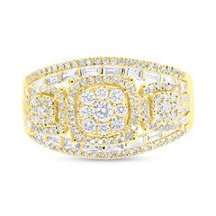 0.92ct 14k Yellow Gold Diamond Lady's Ring