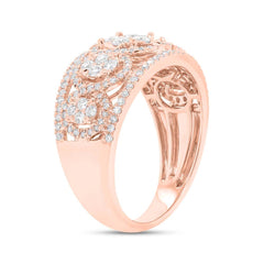 0.72ct 14k Rose Gold Diamond Lady's Ring