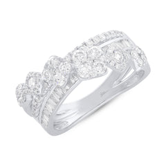 1.18ct 14k White Gold Diamond Lady's Ring