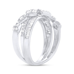 1.18ct 14k White Gold Diamond Lady's Ring