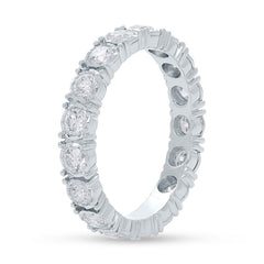 1.26ct 14k White Gold Diamond Eternity Ring Size 9.25