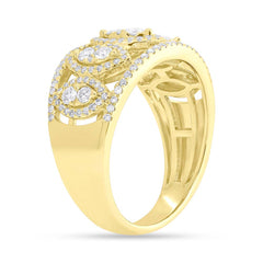 0.71ct 14k Yellow Gold Diamond Lady's Ring