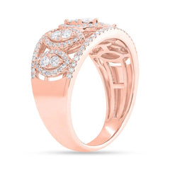 0.71ct 14k Rose Gold Diamond Lady's Ring