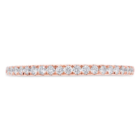 0.22ct 14k Rose Gold Diamond Lady's Band