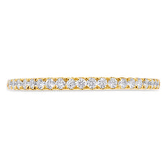 0.22ct 14k Yellow Gold Diamond Lady's Band