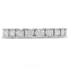 1.06ct 14k White Gold Diamond Eternity Ring Size 5
